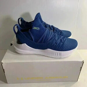 6013. Curry 5,under Armor Blue-US 8 Mens